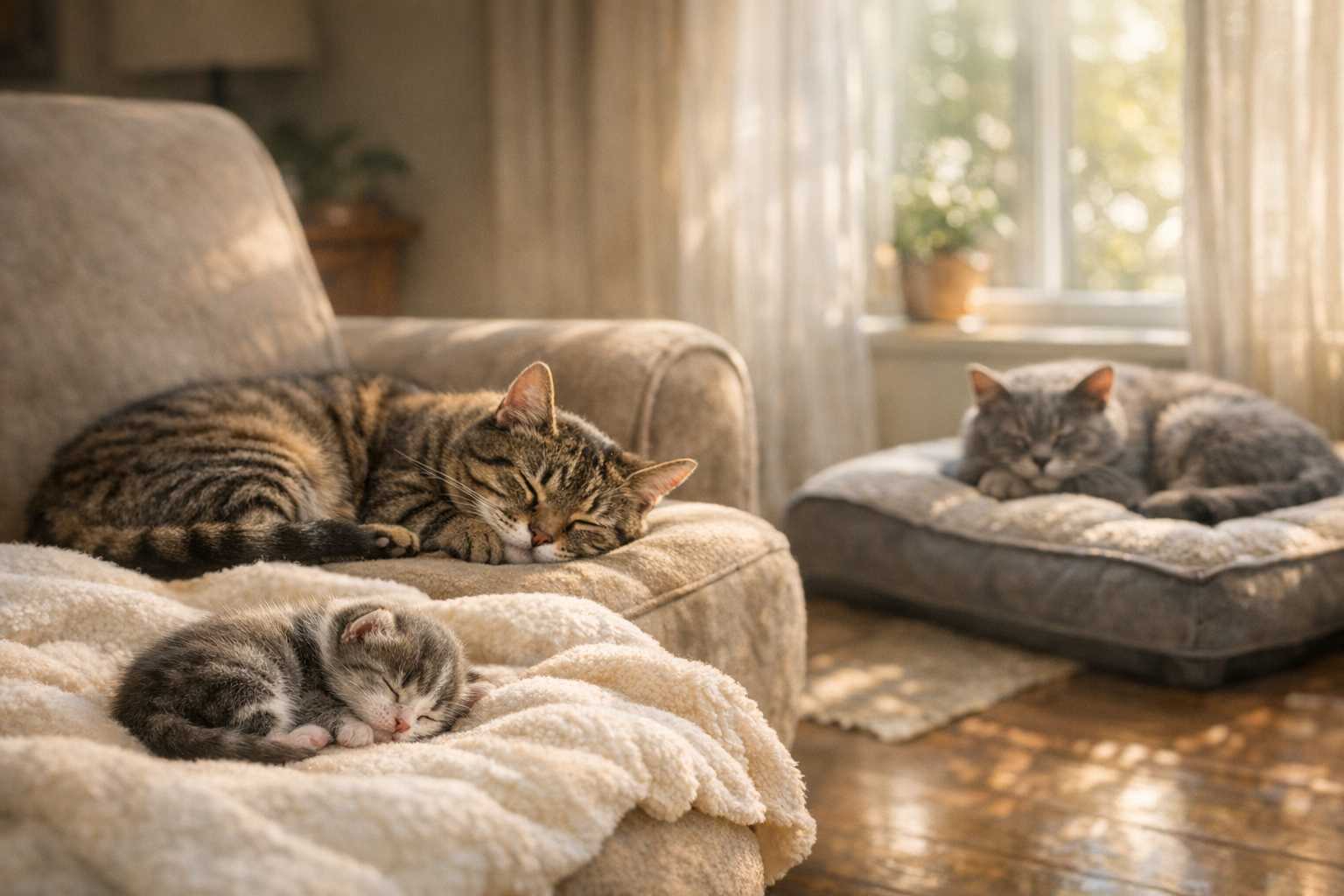 Warum Katzen so viel schlafen: Schlafmuster in jeder Lebensphase