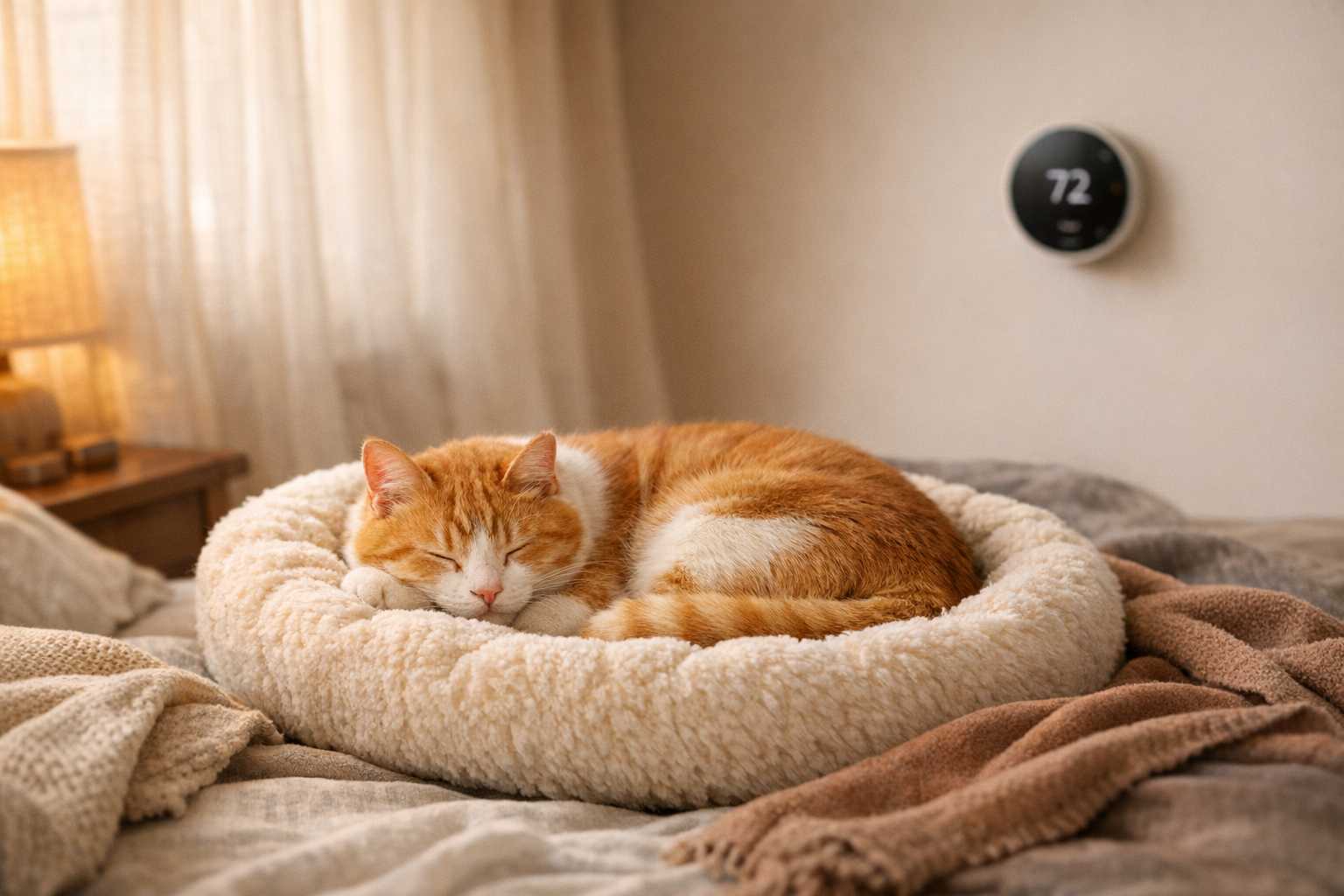 Temperatur und Katzenschlaf: Ein Leitfaden für optimale Ruhebedingungen