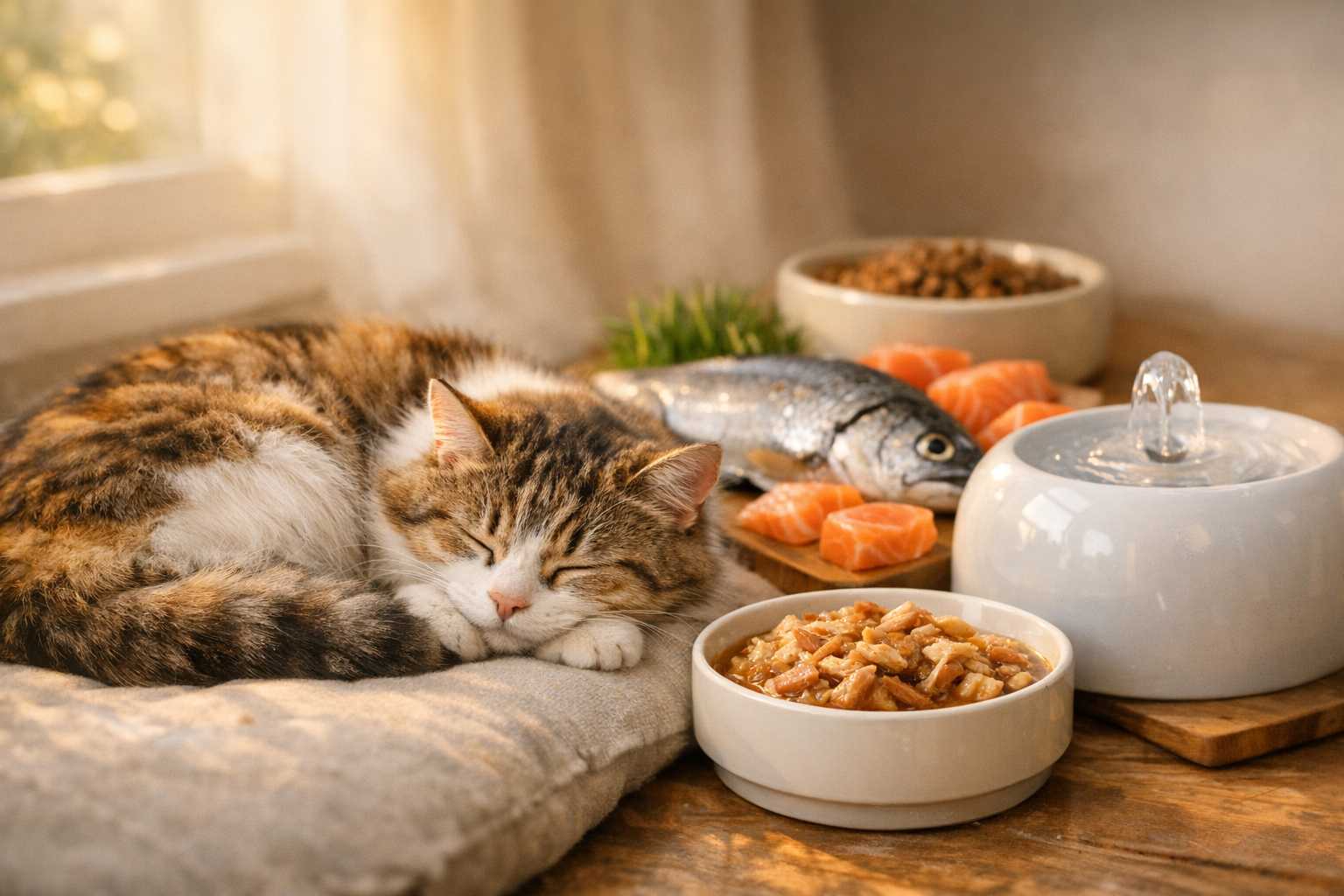 Ernährung und Schlafqualität bei Katzen: Ein umfassender Leitfaden