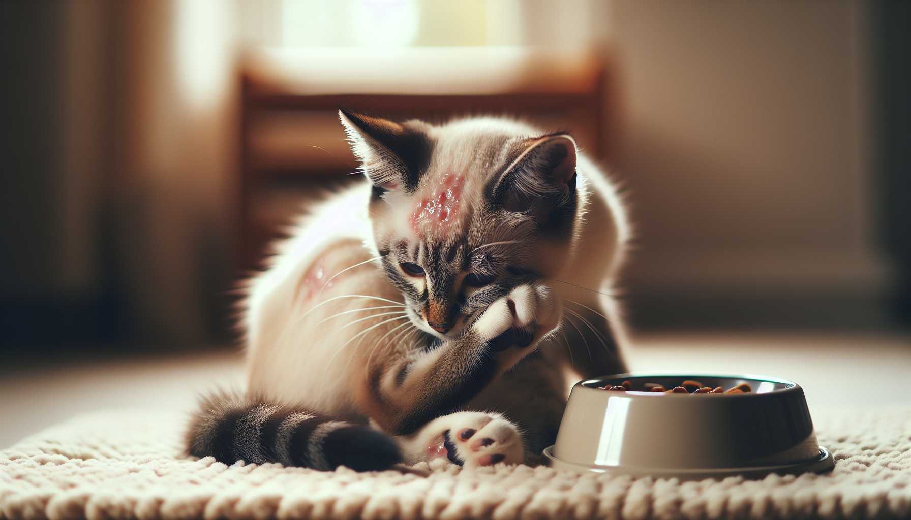 Frühe Anzeichen von Nahrungsmittelallergien bei Katzen erkennen: Ein umfassender Leitfaden