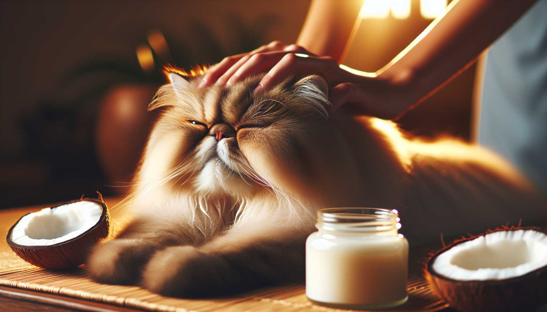 Die Magie von Kokosöl in der Gesundheitspflege von Katzen