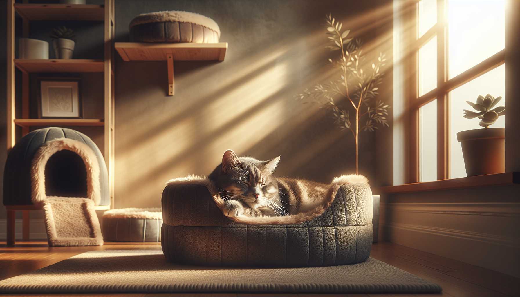 Schlafmuster älterer Katzen verstehen und unterstützen