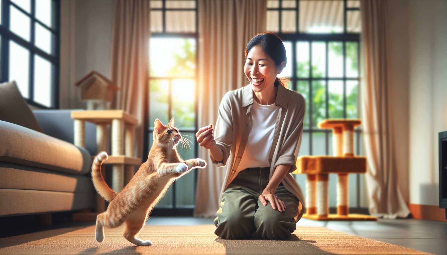 Wie man seiner Katze beibringt, auf einen Rückrufbefehl zu reagieren
