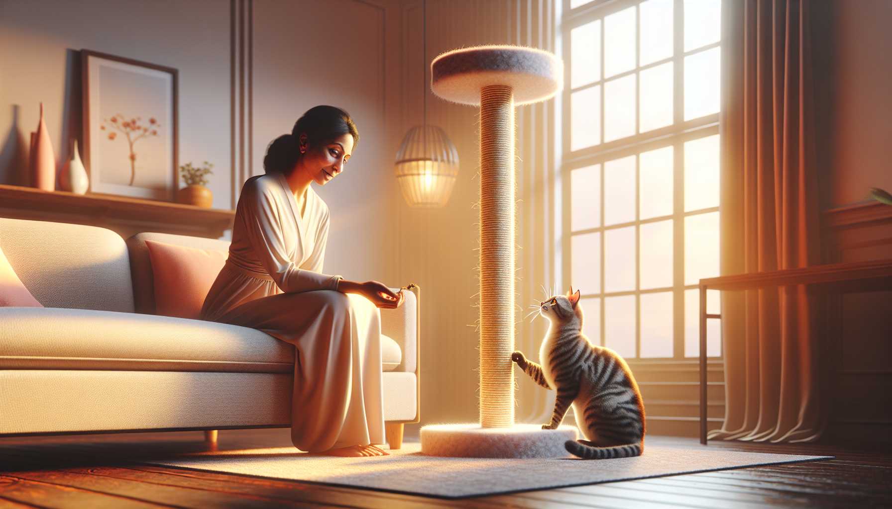 Wie man Möbelkratzen bei Katzen verhindert: Ein Leitfaden zur positiven Verstärkung