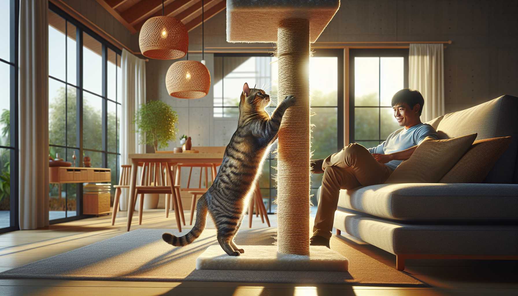Katzen zum Kratzbaum trainieren: Strategische Platzierung und Tipps