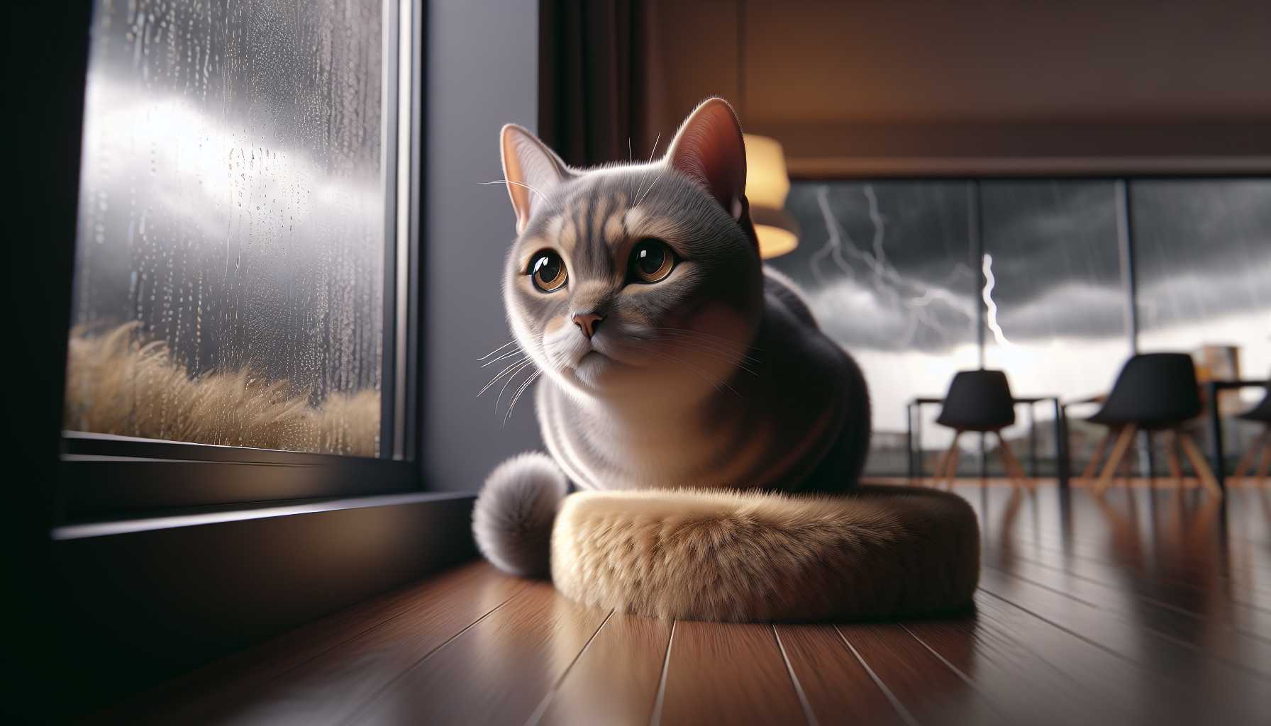 Saisonale Angst bei Katzen: Leitfaden zu wetterbedingtem Stress