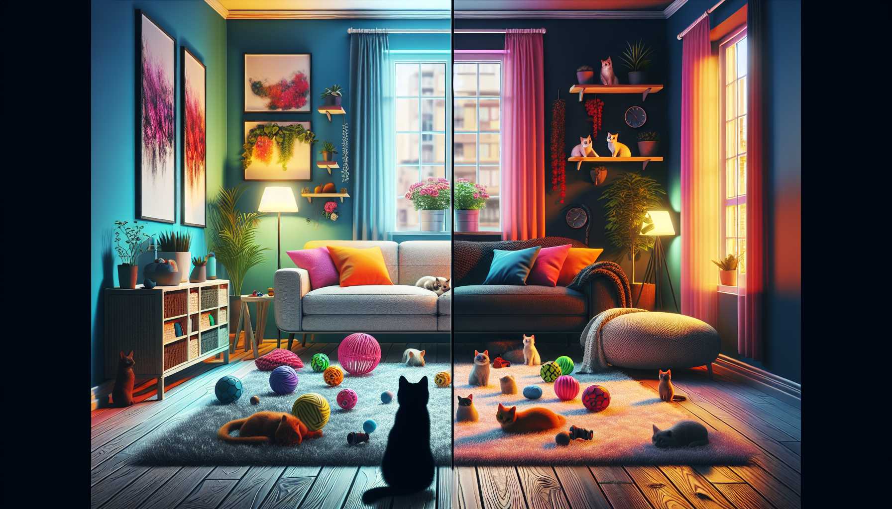 Die Katzenvision entschlüsseln: Wie Katzen ihre Welt sehen