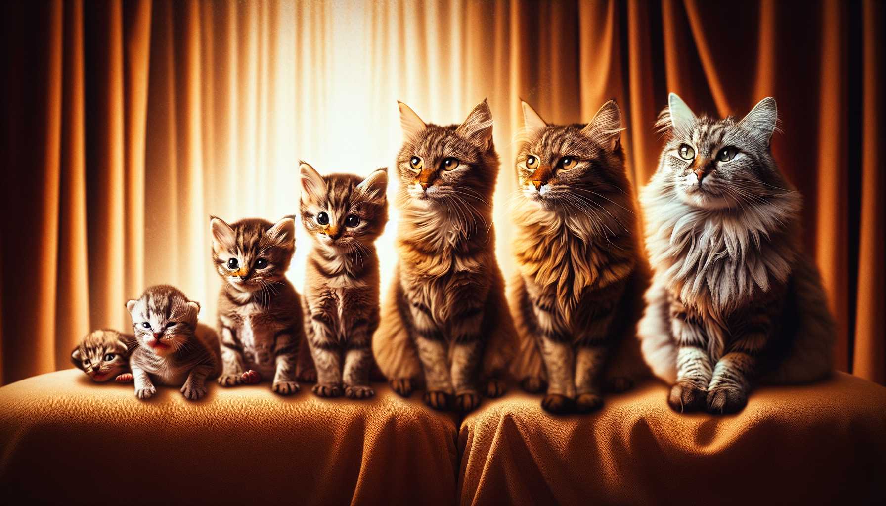 Die Wachstumsphasen von Katzen entschlüsseln: Von der Kindheit bis ins hohe Alter