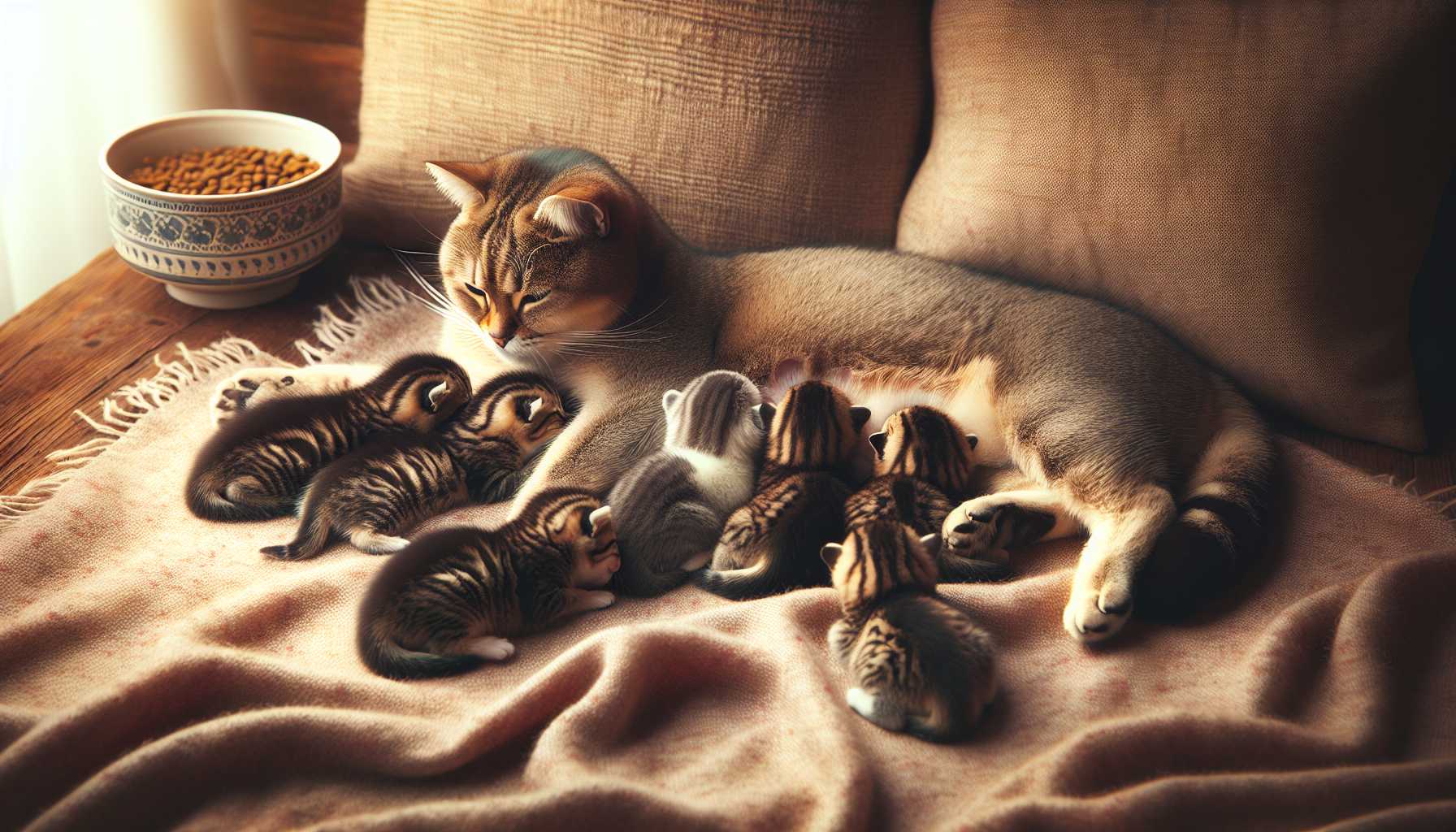 Milchproduktion bei Katzen: Vollständiger Leitfaden für säugende Katzenmütter