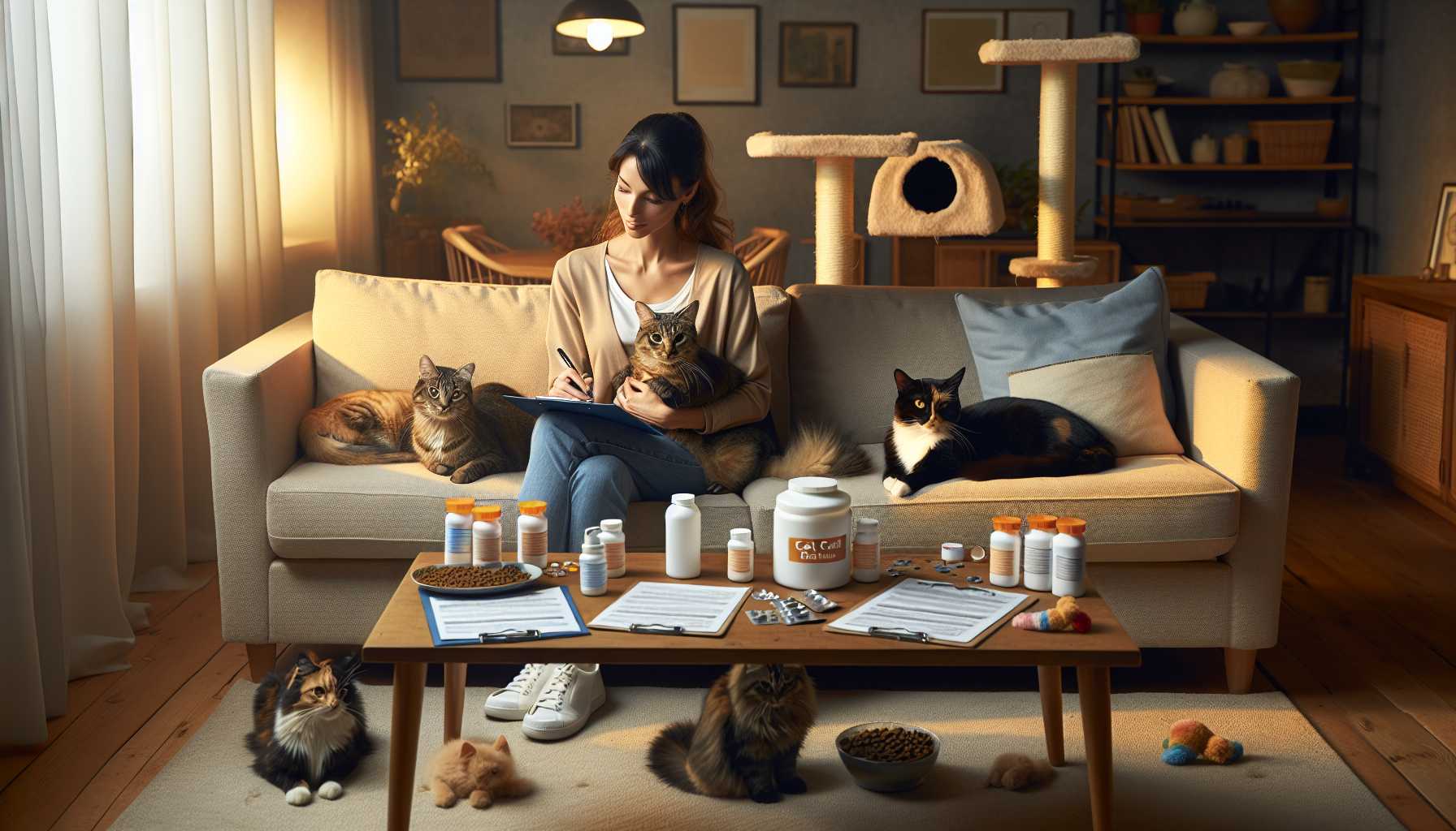 Urlaubsbetreuung für mehrere Katzen: Anweisungen für Tiersitter