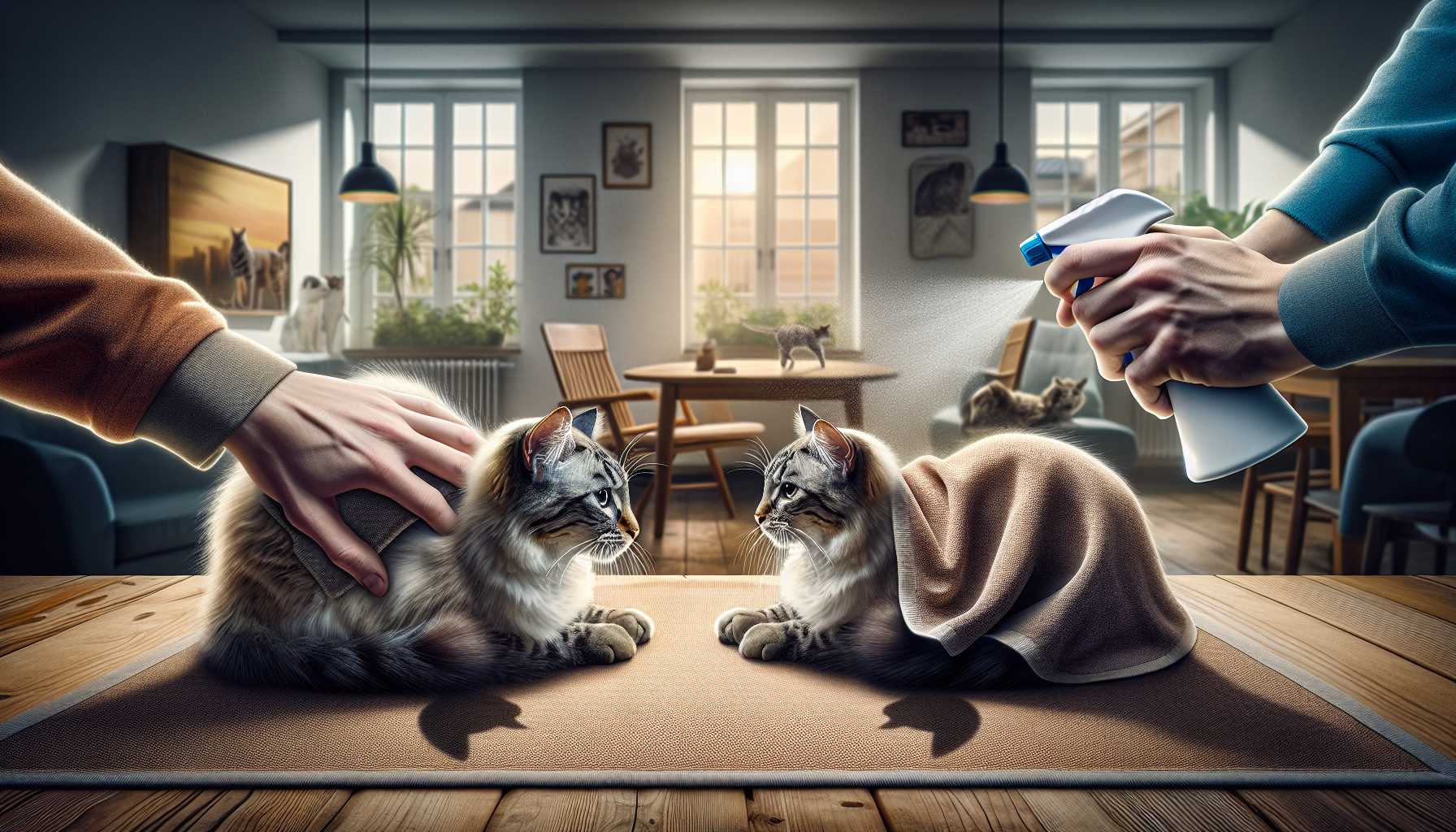 Wie man Katzenkämpfe sicher beendet: Wirksame Strategien