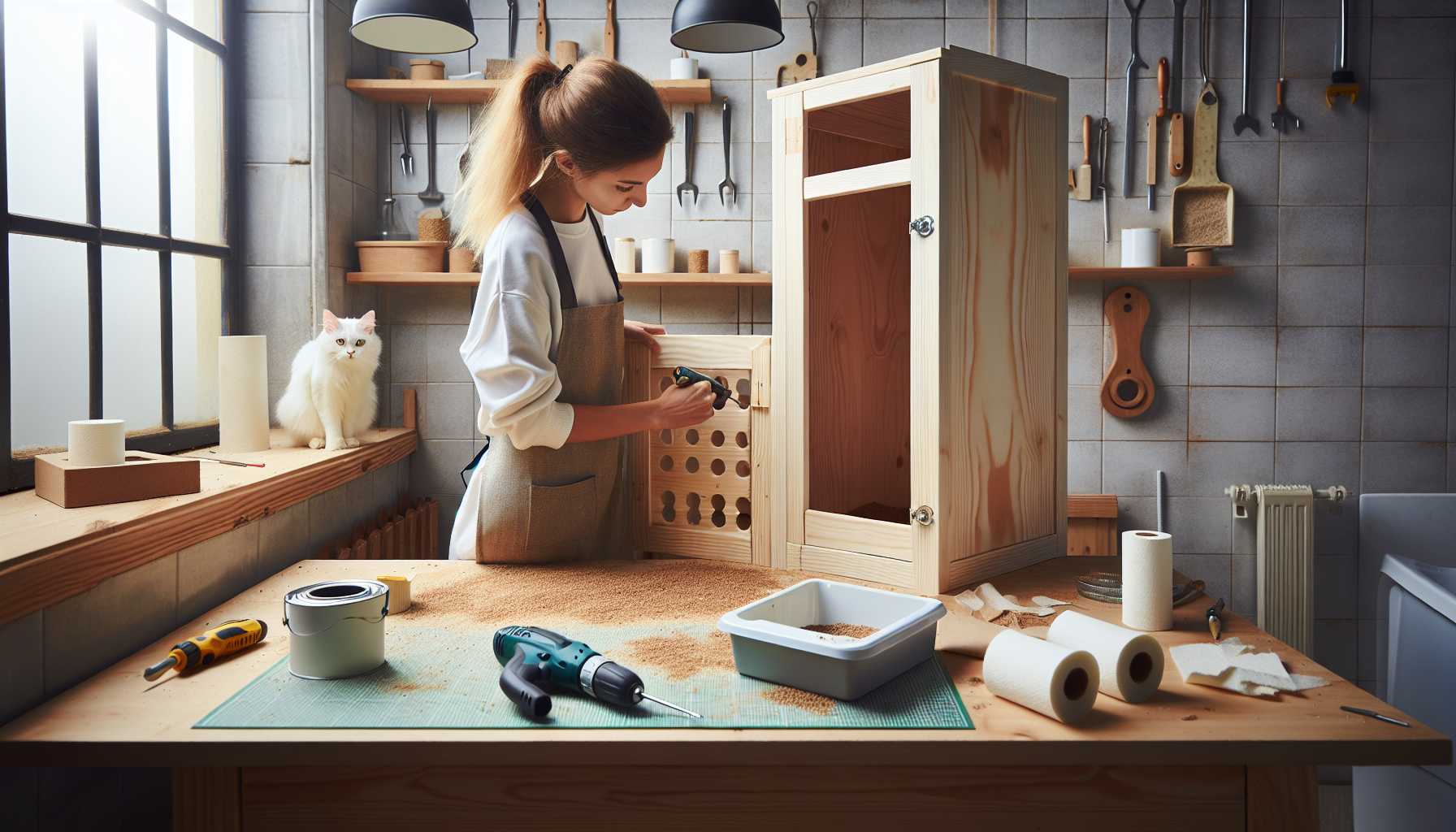 DIY Katzenklo Verstecke selber bauen - 4 günstige Anleitungen