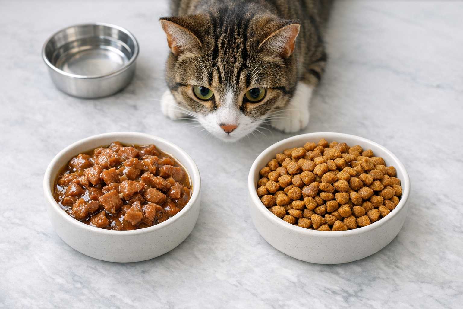 Nasses vs. Trockenes Katzenfutter: Eine Umfassende Ernährungsanalyse