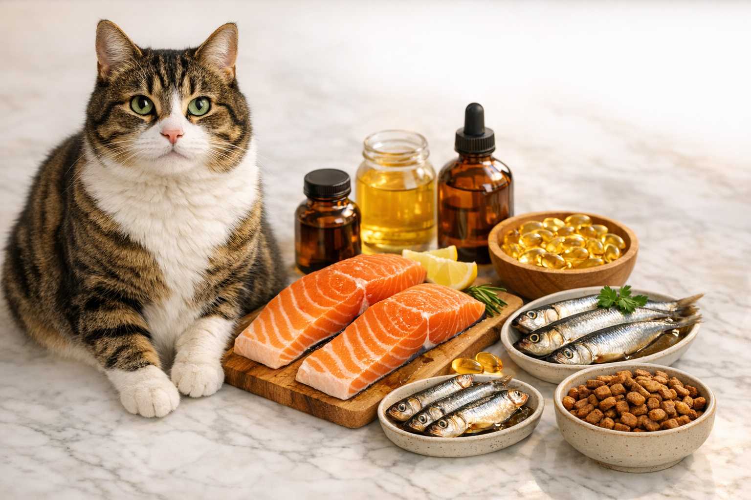 Omega-Fettsäuren für Katzen: Der ultimative Ernährungsleitfaden