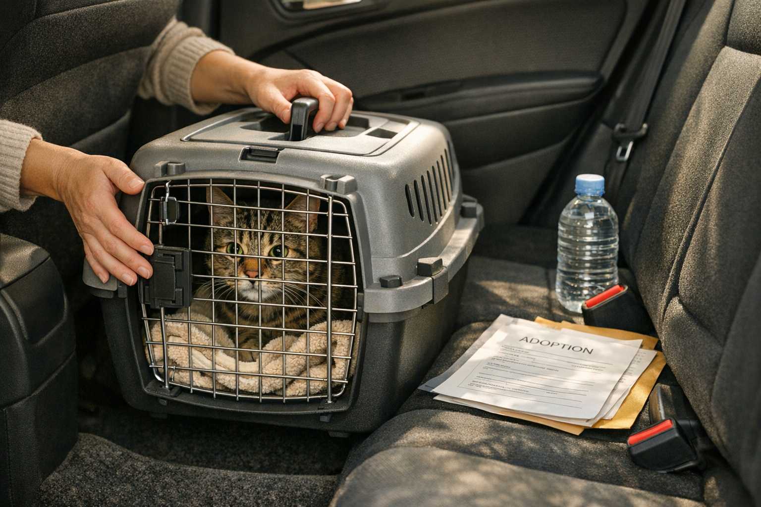 Sicherer Transport Ihrer Rettungskatze nach Hause: Der ultimative Leitfaden