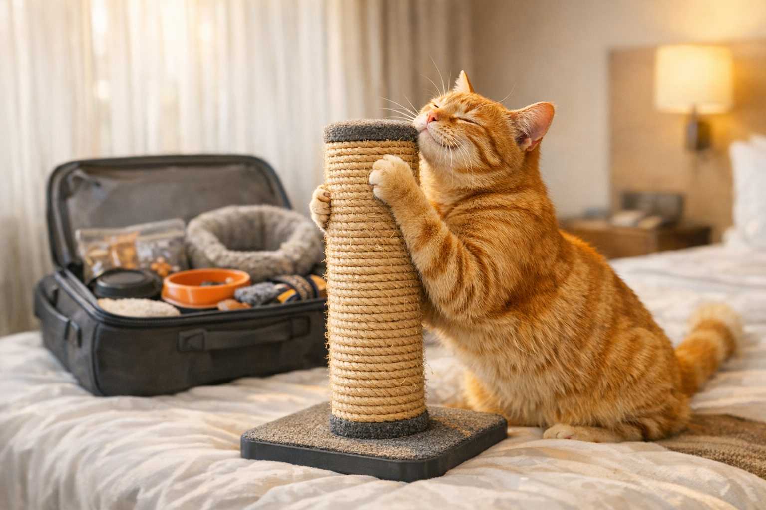 Tragbare Kratzmöglichkeiten für Katzen: Die besten Unterwegs-Lösungen 2026
